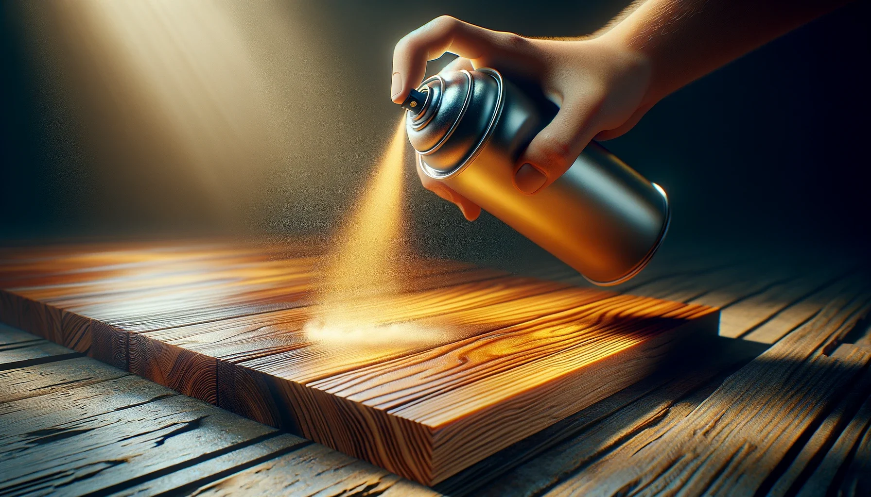 How to spray paint wood for the perfect finish